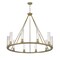 Z-Lite Beau 10 Light Chandelier, Rubbed Brass & Clear 3031-10RB - alternate 6